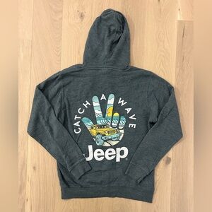 JEEP Catch A Wave Double Sided Hooded Sweatshirt